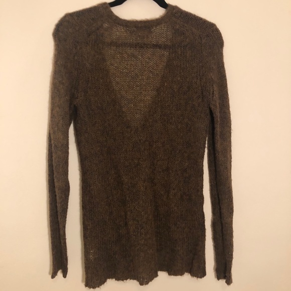 Madewell Wallace Long Cardigan Sweater in Brown - Picture 6 of 6